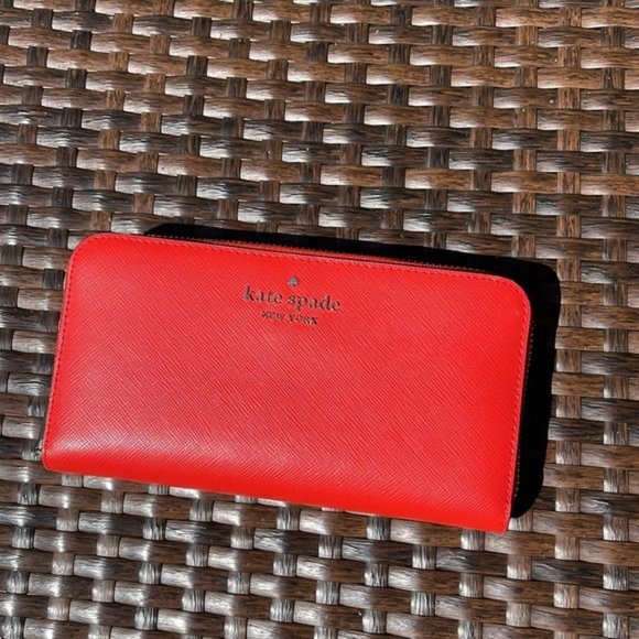 Kate Spade Staci Large Continental Wallet Gazpacho - Picture 11 of 15